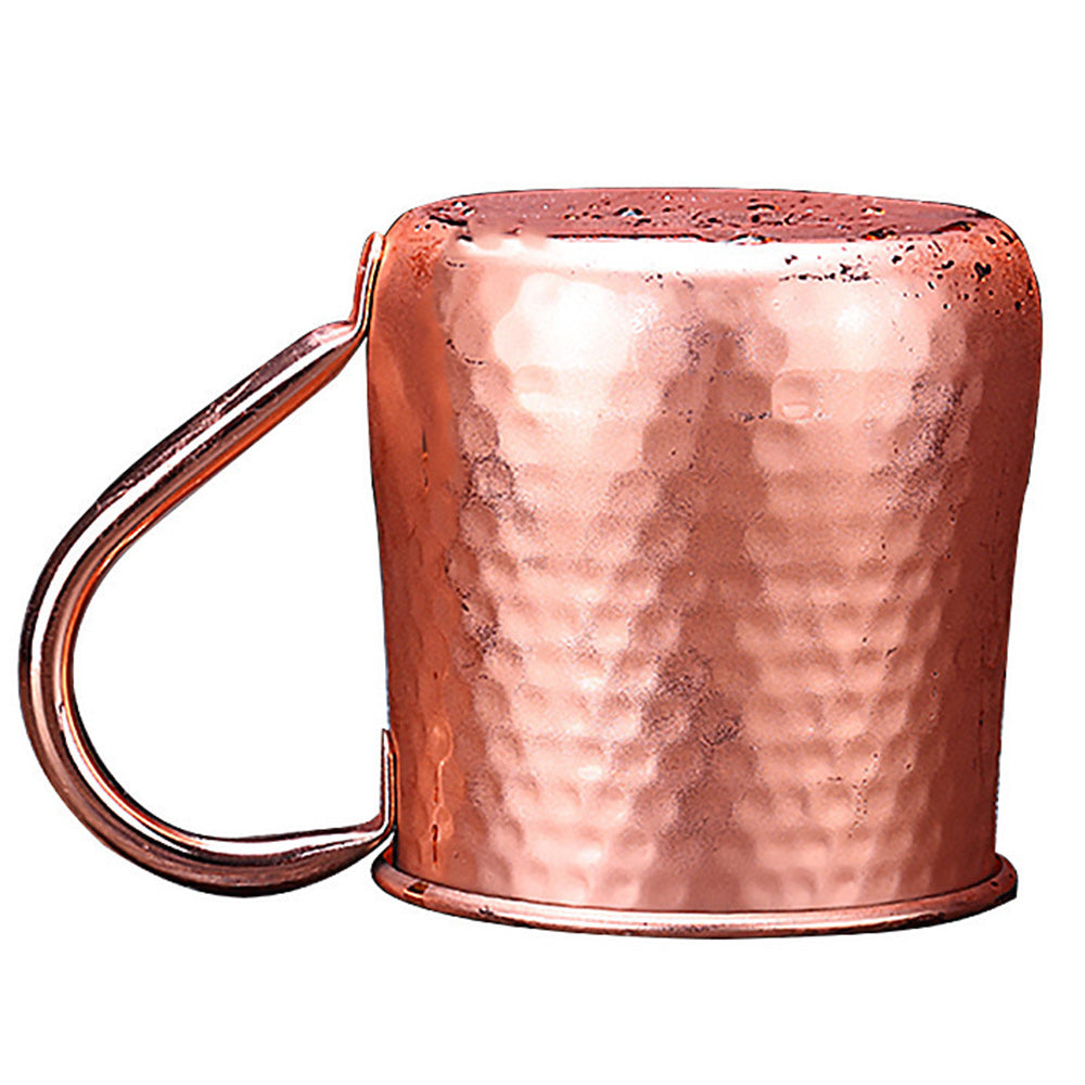 1 Pcs Hammered Copper Beer/Milk Mug,Handcrafted Moscow Mule Cup,Moscow Mule,Drinkware Tableware,520ML