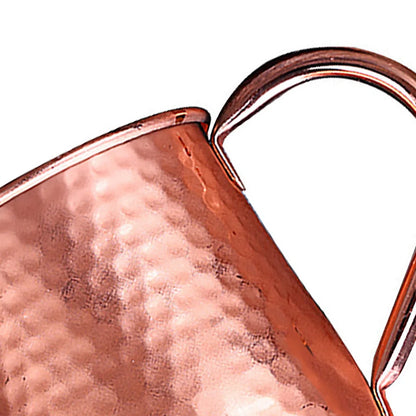 1 Pcs Hammered Copper Beer/Milk Mug,Handcrafted Moscow Mule Cup,Moscow Mule,Drinkware Tableware,520ML