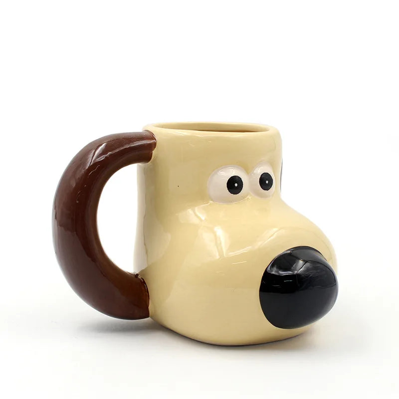 3D Dog Face Coffee Mug