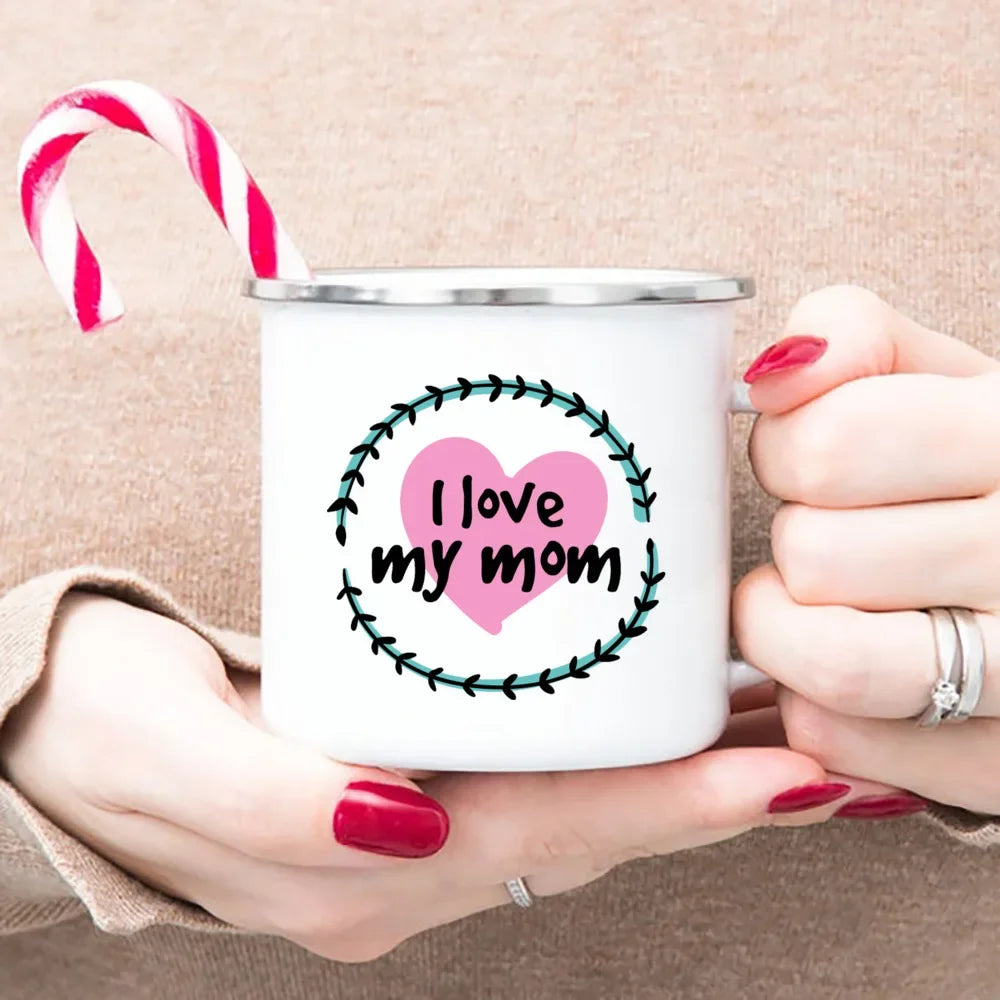 Best Mom Enamel Cups