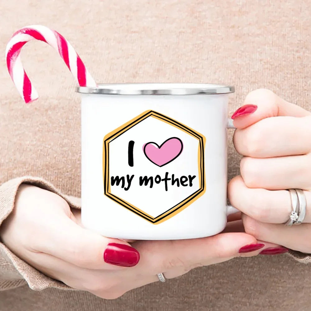 Best Mom Enamel Cups