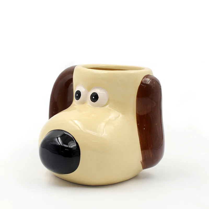 3D Dog Face Coffee Mug