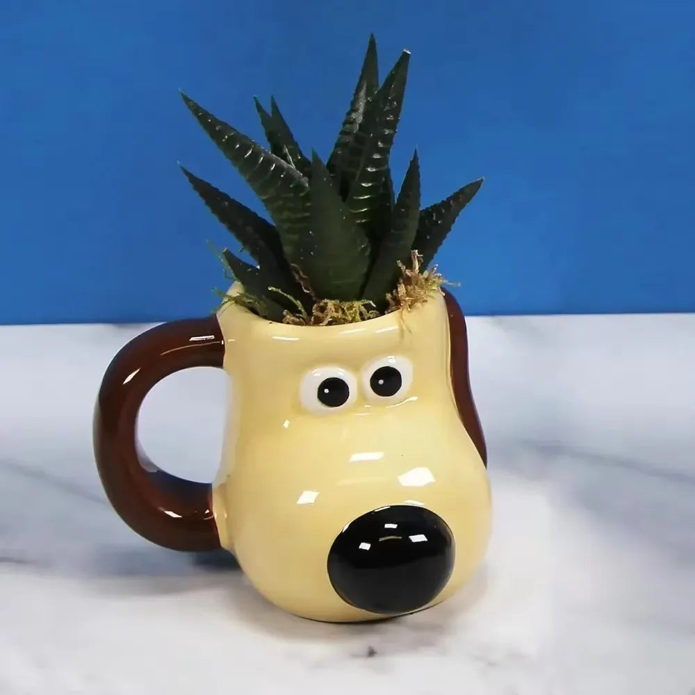 3D Dog Face Coffee Mug