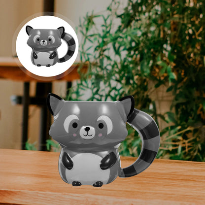 Raccoon Ceramic Coffee Cup