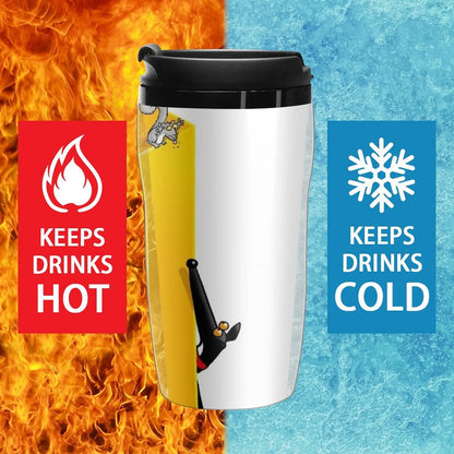 New Greyllusion Travel Coffee Mug Cups Coffee Cofee Cup Coffee Bottle Thermal Coffee Bottle