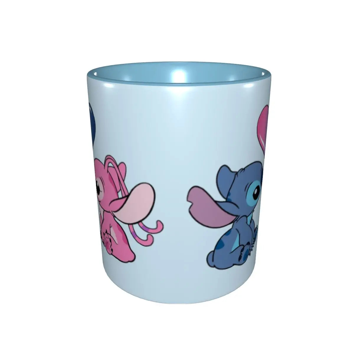 Cute Stitch And Angel Coffee Cup Funny Kawaii Lovely Mugs Gift For Women Men